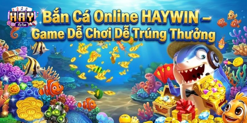 Giao diện bắn cá online HAYWIN với hệ sinh thái đại dương sống động